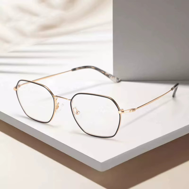 ZENOTTIC Korrektionsbrille Metall, Vollrand, Unisex, Blaulichtfilter - Bild 2