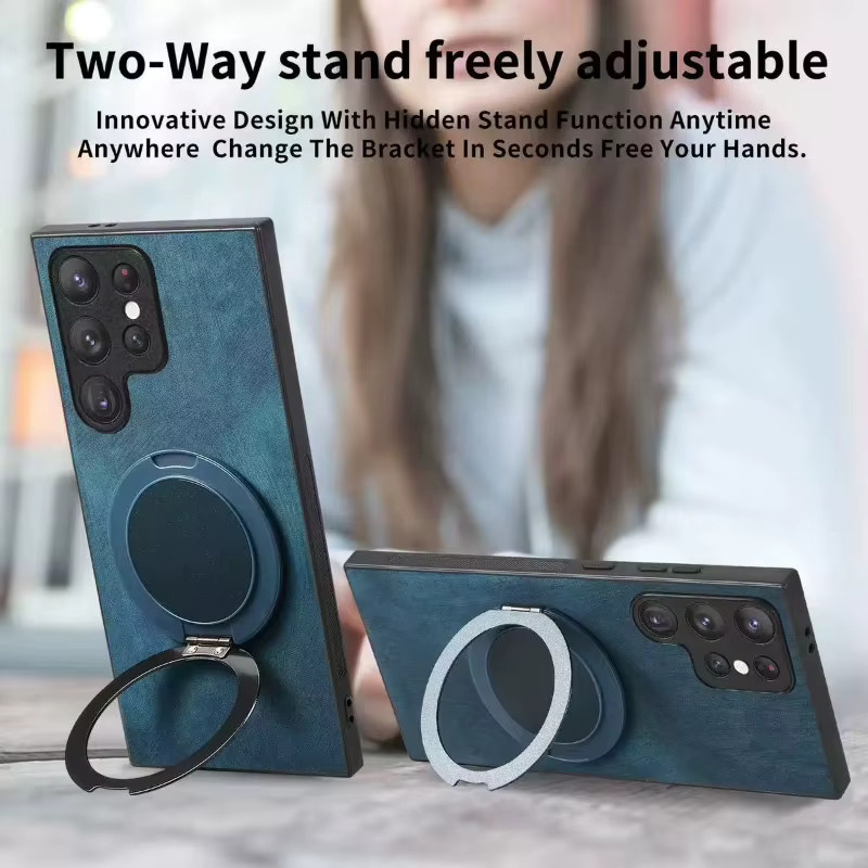 MagSafe Magnetische Hülle für Google Pixel 10 Pro XL 9 8 7 6 mit 360 Grad drehbarem Standfuß in Grün - Bild 2