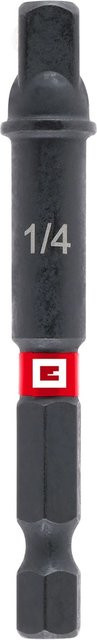 Einhell Steckschlüssel-Adapter Impact 6 mm (1/4 Zoll) in Schwarz aus Edelstahl - Bild 1