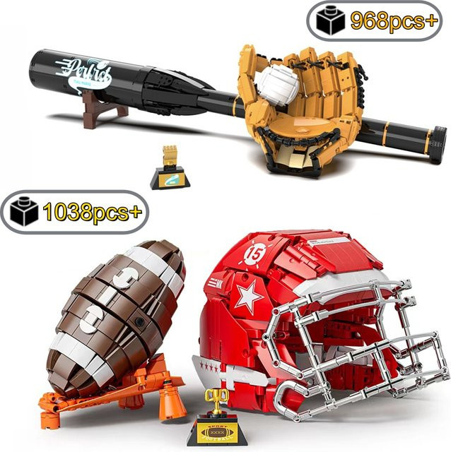 FUNXINEE Sport Serie Rugby Baseball, Bausteine, Bunt / Mehrfarbig - Bild 1