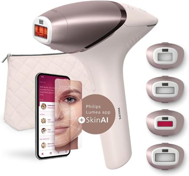 Philips Lumea 9900 Serie IPL-Haarentfernungsgerät, Pink, Unisex - Bild 1