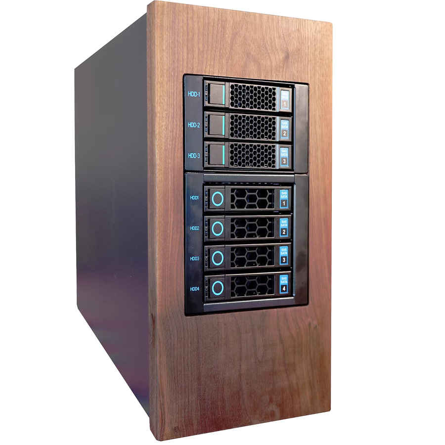 ZhenLoong 4-Bay Hot-Swap Festplattenkäfigmodul für 3 x 5,25-Zoll-Laufwerkspositionen, SATA SSD HDD Datenspeicher, Schwarz - Bild 3