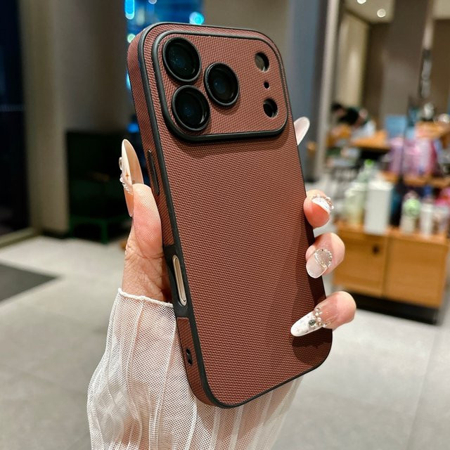Apple TechWoven Cover Schutzhülle aus gewebtem Stoff für iPhone 17 16 15 14 13 Pro Max Plus, Lila - Bild 1