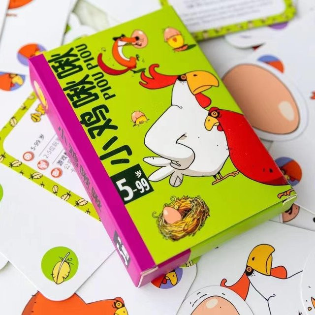 IYUEQIANLI Chicken Chiu Brettspiel Kartenspiel für 7-12 Jahre - Bild 1