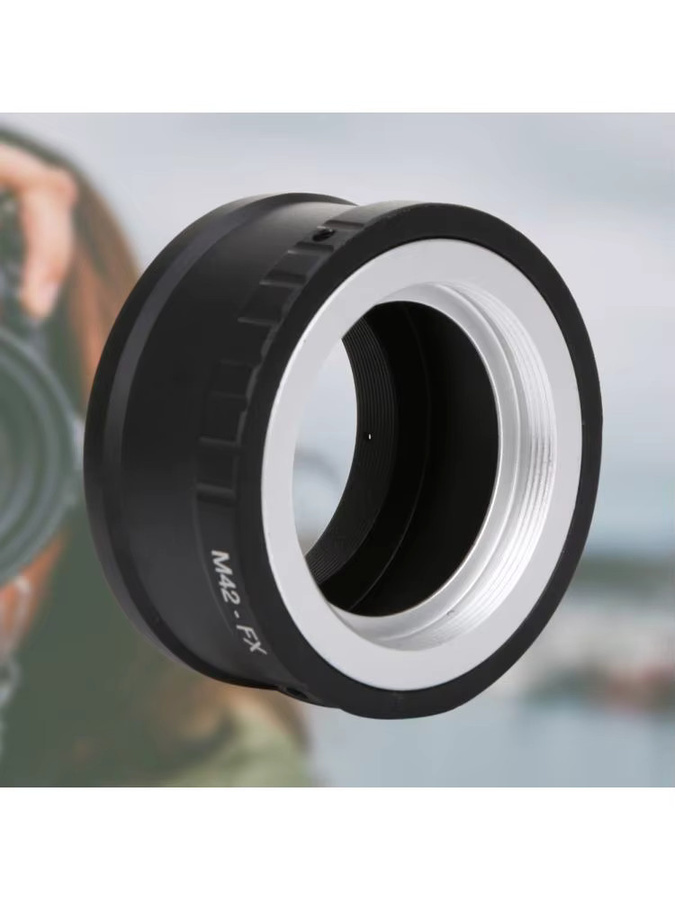 M42 Objektiv Adapter Ring für Canon EF-M, EOS, Fujifilm X, Nikon Z und Sony NEX in Schwarz - Bild 4