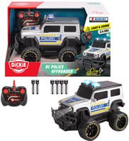 Dickie Toys Suzuki Jimny Police, RC Modellauto, 1:24, mit Licht und Sound, ab 3 Jahren - Bild 1