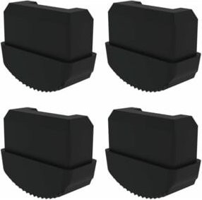 MUNK Günzburger Steigtechnik Innenschuh elektrisch ableitfähig für Podesttreppe, Farbe: Schwarz, Holmmaß: 57 x 25 mm - Bild 1