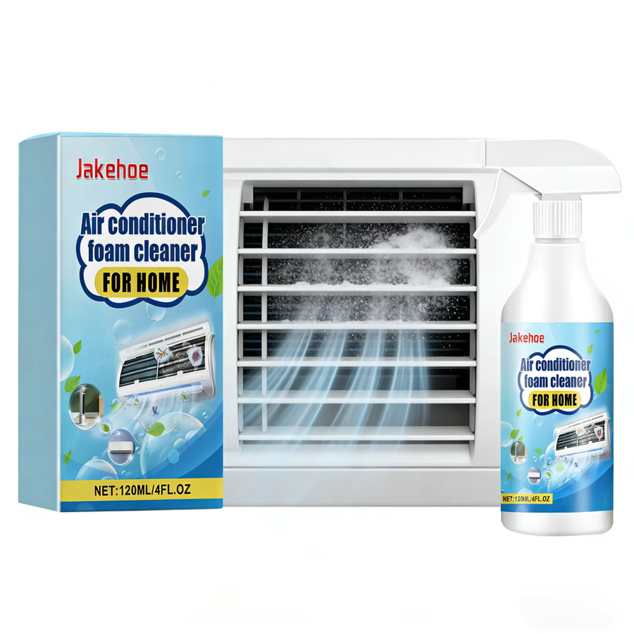 Jakehoe Klimaanlagen-Schaumreiniger für Abluftventilatoren, Standgeräte und Wandmontierte Klimaanlagen, Haushalts-Spulenreiniger-Spray, 120 ml - Bild 6