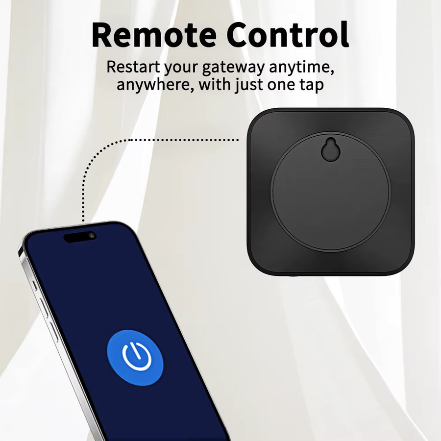 Wesense Dual-Band Wireless Gateway für Tuya Smart App mit Bluetooth und Zigbee, kompatibel mit Google Home und Alexa, Schwarz - Bild 6