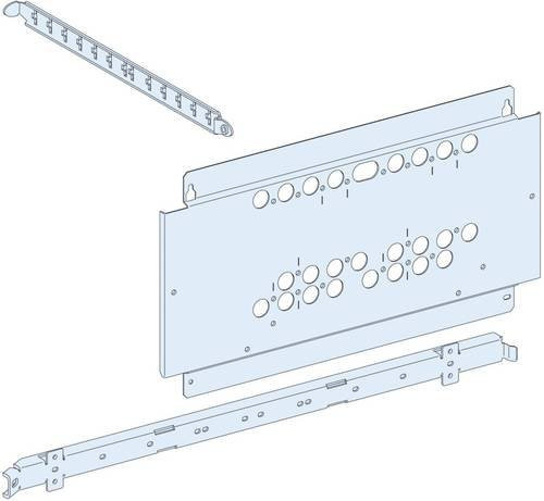 Schneider Electric LVS03428 PrismaSeT-P Montageplatte in Weiß - Bild 1