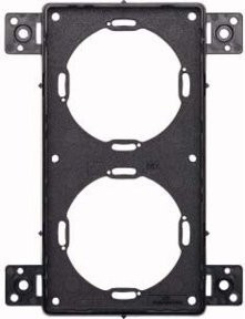 Merten 2fach Einsatz Adapter 512503 in Schwarz für Flush Mount Installation - Bild 1