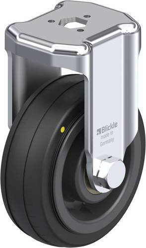 Blickle Bockrolle BKRA-VPA 80K-EL in Schwarz aus Stahl mit 80 mm Rad-Durchmesser und 60 kg Tragfähigkeit - Bild 1
