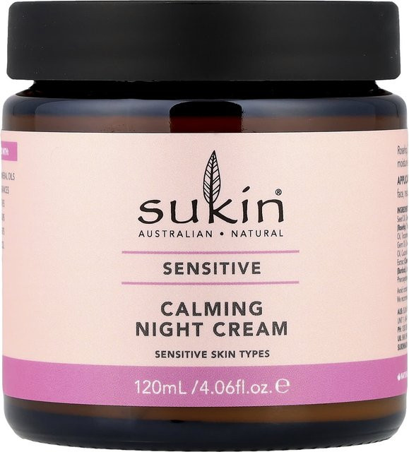SUKIN Nachtcreme, Aloe Vera, 120 ml, Empfindliche Haut - Bild 1