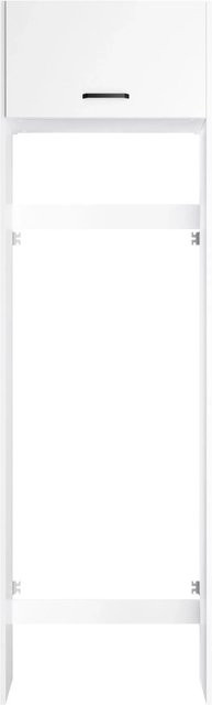 OPTIFIT Waschsäule Bonn214 in Weiß mit Klappen, B/T/H: 60 x 57,1 x 210 cm - Bild 1