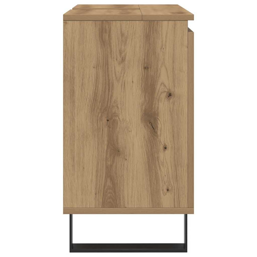 vidaXL Badschrank Artisan-Eiche im industriellen Stil, B/T/H: 58 x 33 x 60 cm - Bild 3