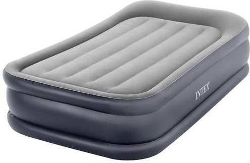 Intex DuraBeam Deluxe Pillow Rest Raised Luftbett, Grau, B/T/H: 99 x 191 x 42 cm - Bild 1