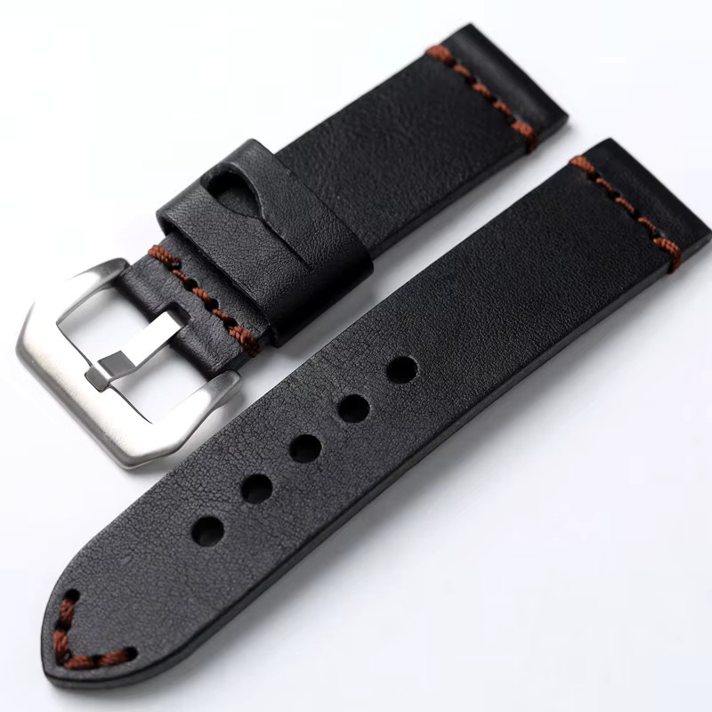 Raystray Armband, Leder, Schwarz, Herren, Vintage - Bild 2