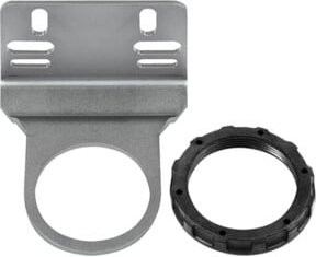Riegler Befestigungswinkel mit Schalttafelmutter M36x1,5 für FUTURA BG1 in Silber - Bild 1