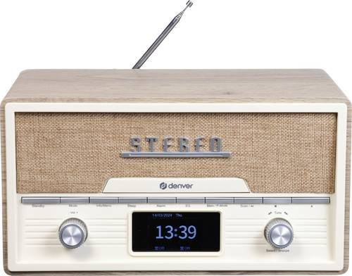 Denver MDA-525LW Tischradio DAB+ UKW in Light Wood und Beige - Bild 1