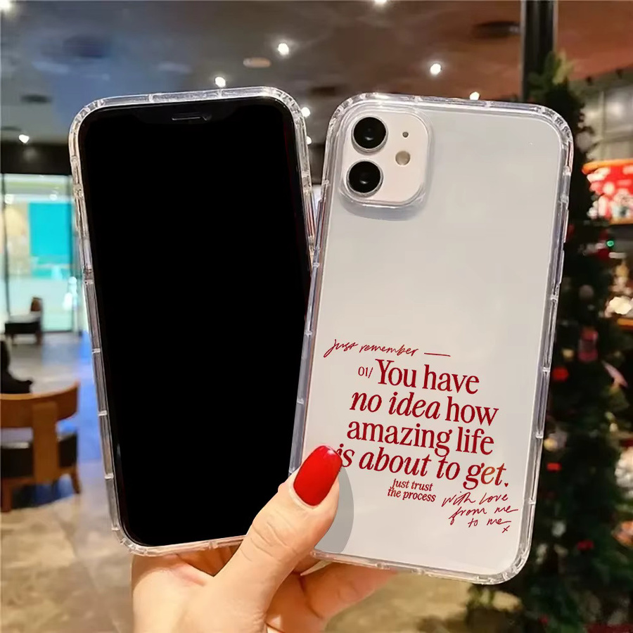 Transparente iPhone Hülle mit rotem Valentinstags-Zitat und christlichem Design für iPhone 17 Pro Max, 16, 15, 14, 13, 12, 11, X, XS, XR, 7, 8 Plus - Bild 4