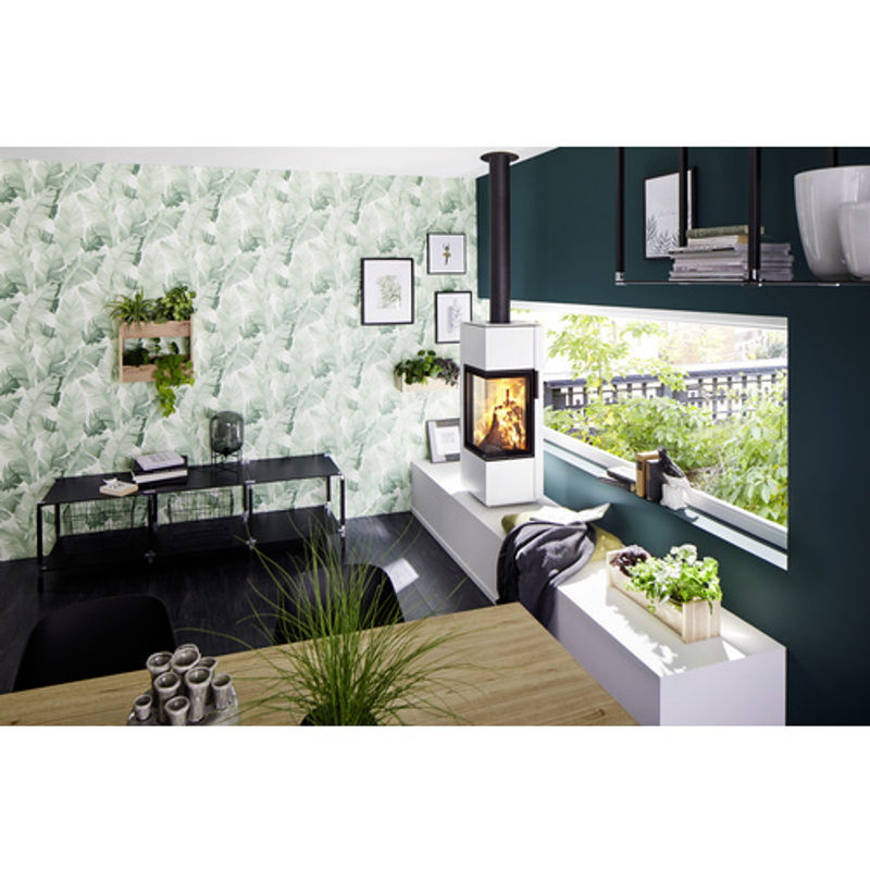 Marburg Vliestapete Avalon mit botanischem Dschungel-Motiv in Weiß-Grün, FSC-zertifiziert - Bild 4