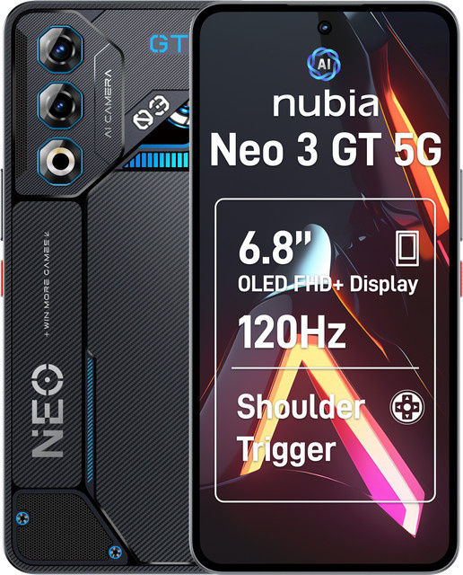 Nubia Neo 3 GT 5G Smartphone Interstellar Gray 256GB mit 6,8 Zoll Display - Bild 1