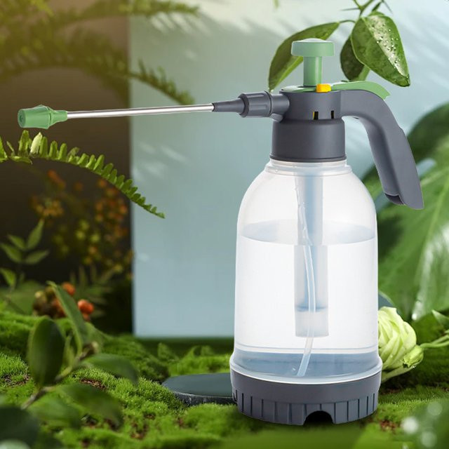 VAKIND Handdruck-Wassersprüher mit Luftkompression, 2 l, transparent - Bild 1