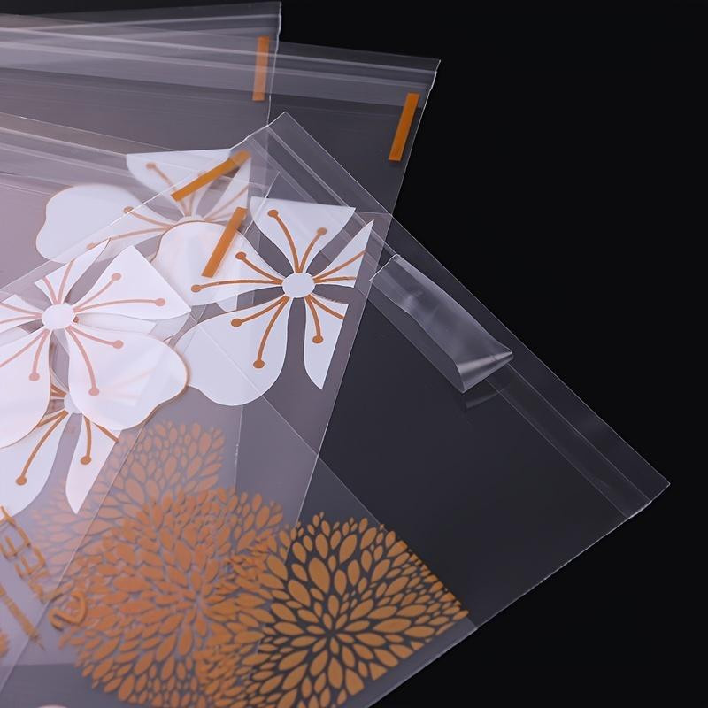 300 Stück selbstklebende transparente Verpackungsbeutel von SZ-Damai für Snacks und Kekse, Breite: 10 cm - Bild 3