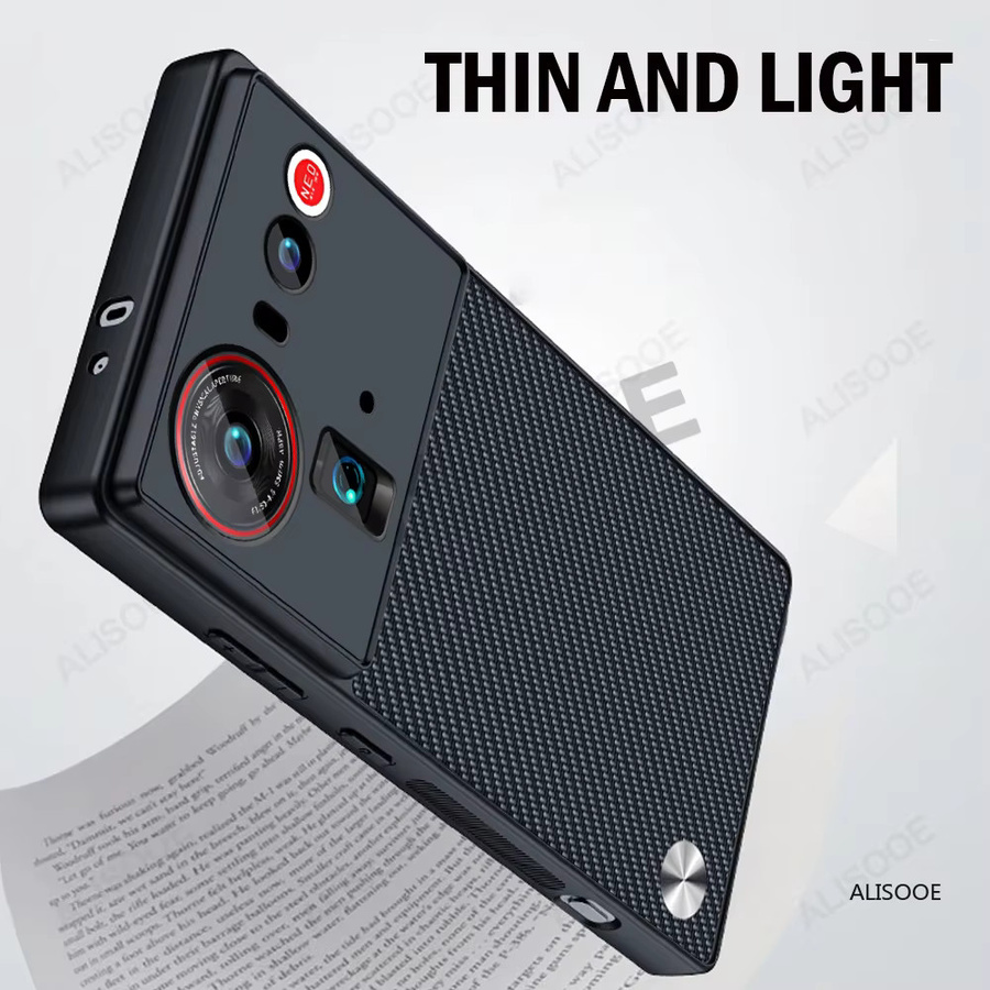 Luxus PU-Leder Schutzhülle für ZTE Nubia Z80 Ultra, Z70 und Z60 Ultra 5G in Schwarz, stoßfestes Case - Bild 4