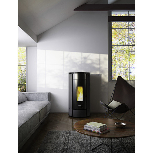 Freepoint Pelletofen Globe in Anthrazit mit 10,5 kW Leistung und WLAN-Funktion - Bild 4