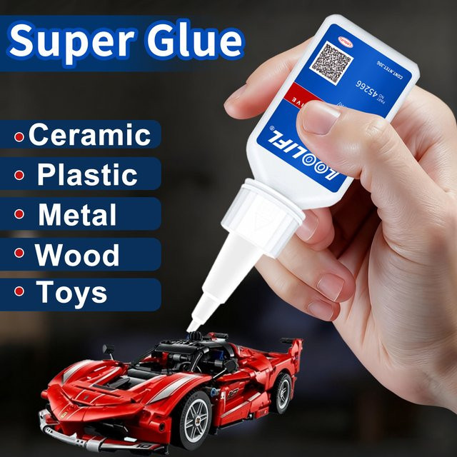 LOOLIFL Superkleber CA-Kleber, transparent, 20 g - Bild 1