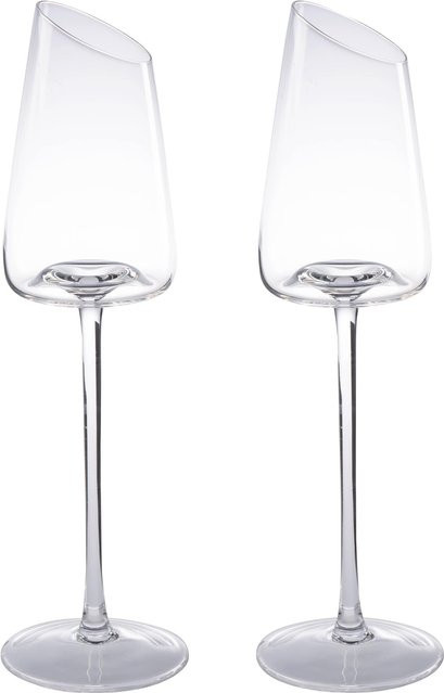 Genialo Design-Sektglas Tulpe, 2er-Set, transparent - Bild 1