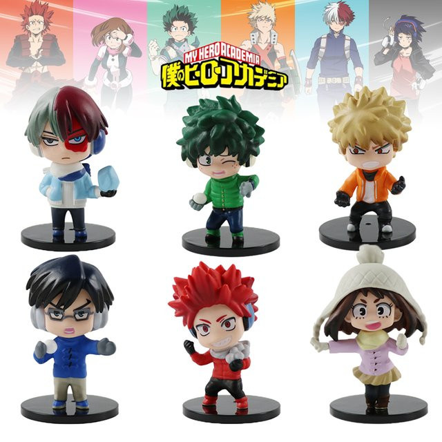 Bandai My Hero Academia Action Figure, 6-teiliges Set, bunt - Bild 1
