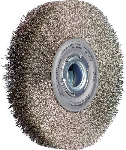 PFERD Rundbürste POS RBU ungezopft aus Edelstahl-Draht Ø 0,30 mm für Winkelschleifer, Silber - Bild 1