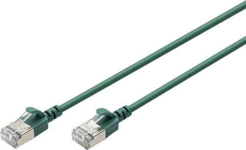 Digitus RJ45 Patchkabel CAT 6a F/FTP Ethernet LAN, Grün, 1,5 m - Bild 1