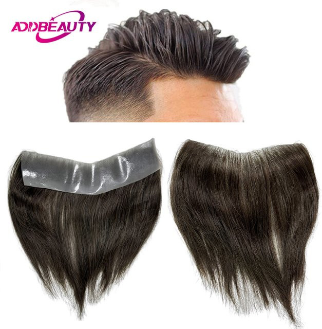 Vstyle Vloop Echthaarteil für Herren, Voll-PU, 0,14 cm - Bild 1