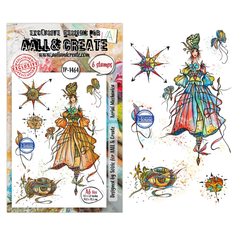 Schmetterling und Libelle Metall-Stanzformen mit Stempel für Scrapbooking und Bastelarbeiten in Multicolour - Bild 2