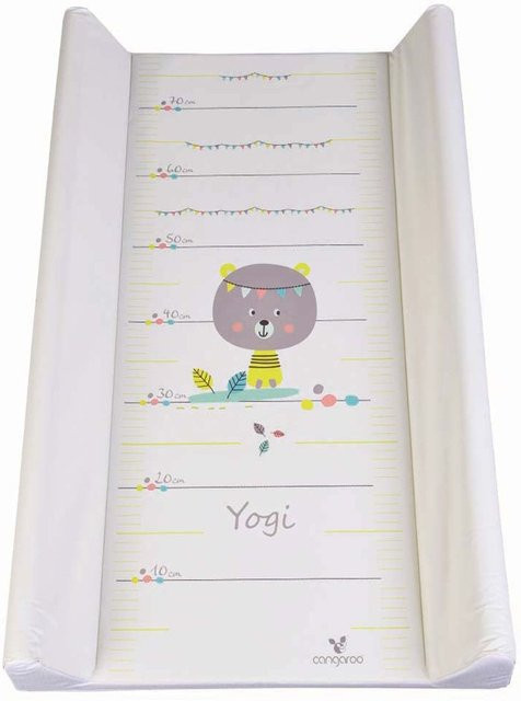 Cangaroo Wickelauflage Yogi mit seitlichem Rand und integriertem Maßband, B/T: 50 x 80 cm - Bild 1