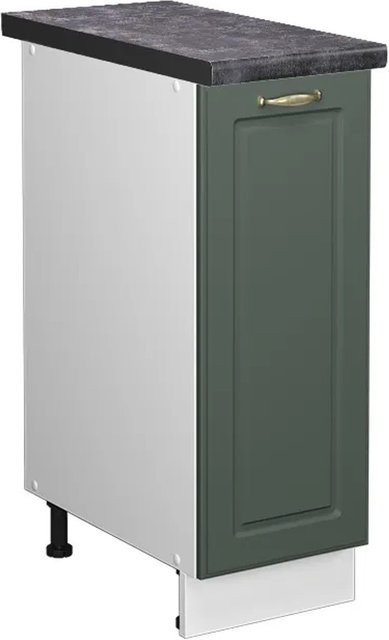 Vicco Apothekerschrank Fame-Line Landhausstil in Grün, Gold, Weiß und Anthrazit, B/T/H: 30 x 60 x 82 cm - Bild 1