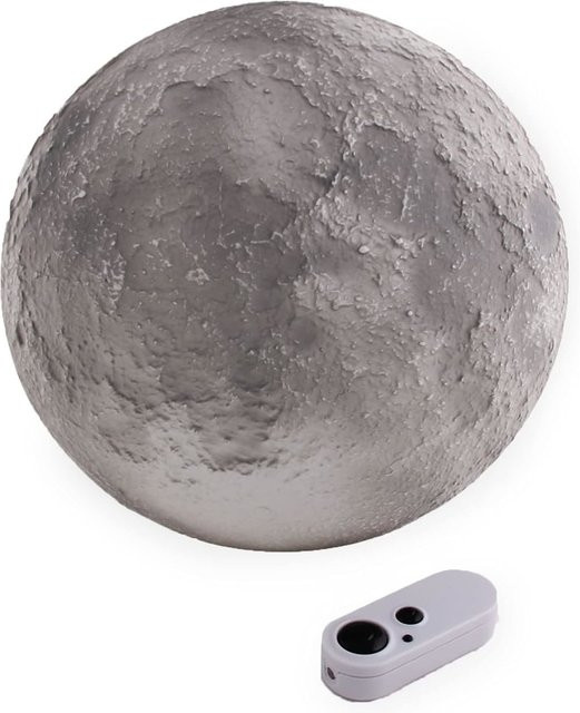 Uncle Milton Nachtlicht Moon in my Room Mondphasen Licht in Grau - Bild 1