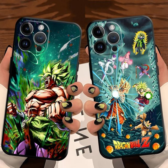 Dragon Ball Broly Handyhülle aus weichem Material in Schwarz für iPhone Modelle - Bild 1