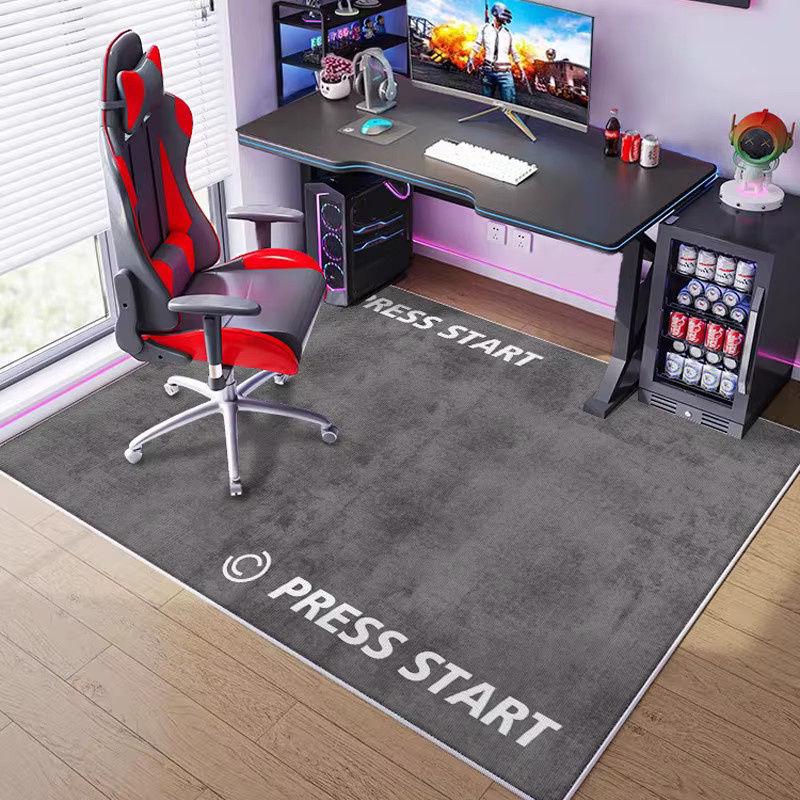 VIKAMA Schreibtischunterlage in Grau, rutschfeste und schalldichte Unterlage für Home Office und Schlafzimmer - Bild 1