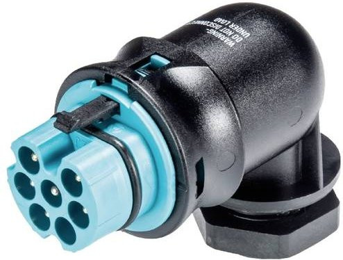 Wieland Electric Geräteanschluss 96.064.6053.6 in Türkis und Schwarz - Bild 1