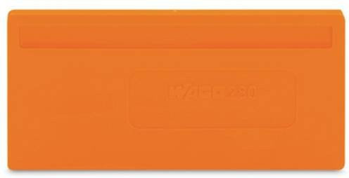WAGO 280-311 Trennwand in Orange, 100 Stück - Bild 1