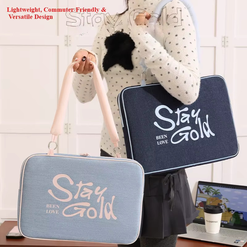 Laptop-Tasche 15,6 Zoll Schutzhülle in Blau für Apple MacBook, Huawei, Lenovo, Xiaomi, HP, Dell und Acer - Bild 2