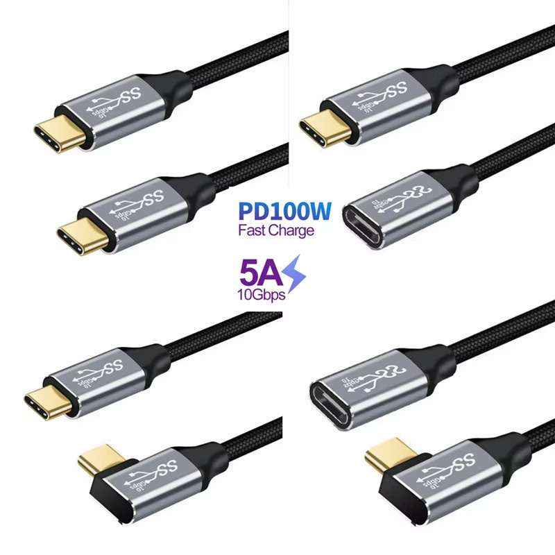 3M USB-C auf USB-C Schnellladekabel mit 10Gbps Datenübertragung, Thunderbolt 3 kompatibel, 4K 60Hz und PD 100W in Schwarz - Bild 4