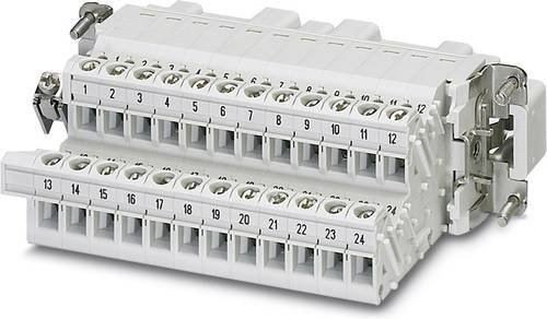 Phoenix Contact Klemmenadapter HC-B 24-A-UT-PER-M in Weiß, 5 Stück - Bild 1