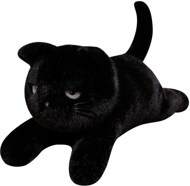 Yiran Health & Beauty Schwarze Katze Plüschkissen, 35cm - Bild 1