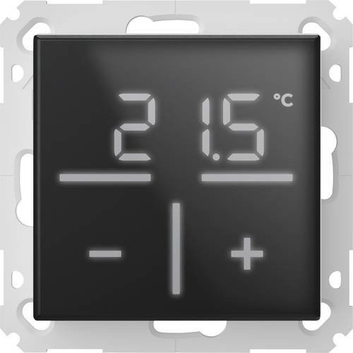 Homematic IP Glas-Wandthermostat Funk in Schwarz mit App-Steuerung und Smart Home Integration - Bild 1