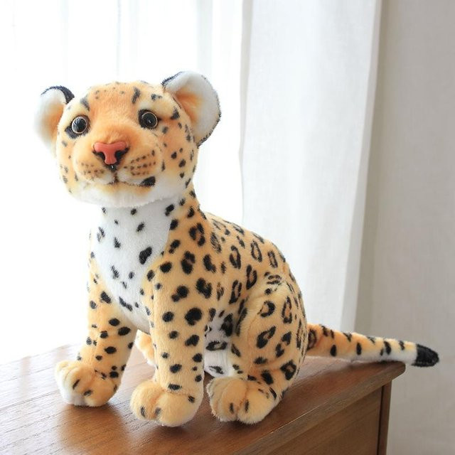 Kidsly Leopard Plüschtier, braun, 33cm - Bild 1